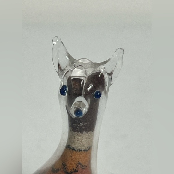 Small Blown Glass Sand Filled Kangaroo 3” - Picture 8 of 9